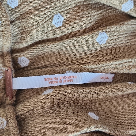 NWOT...FYree People Bohemian Olive Green Wide-Leg Pants - Picture 11 of 15